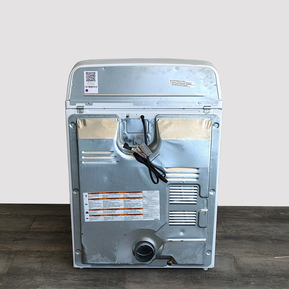 Amana 6.5 cu. ft. Vented Front Load Gas Dryer in White with Wrinkle Prevent Option NGD4655EW