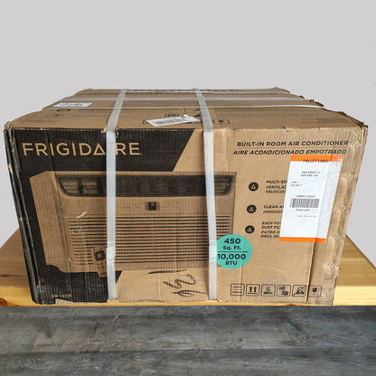 Frigidaire 10,000 BTU Through the Wall Room Air Conditioner Cools 450 sq. ft. with Remote in White 115/120V FHTC103WB1