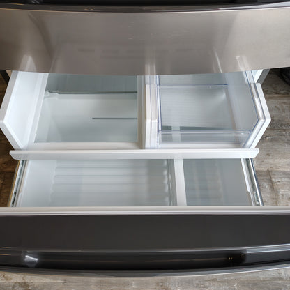 Frigidaire 36 in. 26.3 cu. ft. 4-Door Standard-Depth Refrigerator in Stainless Steel FRMS274TAV