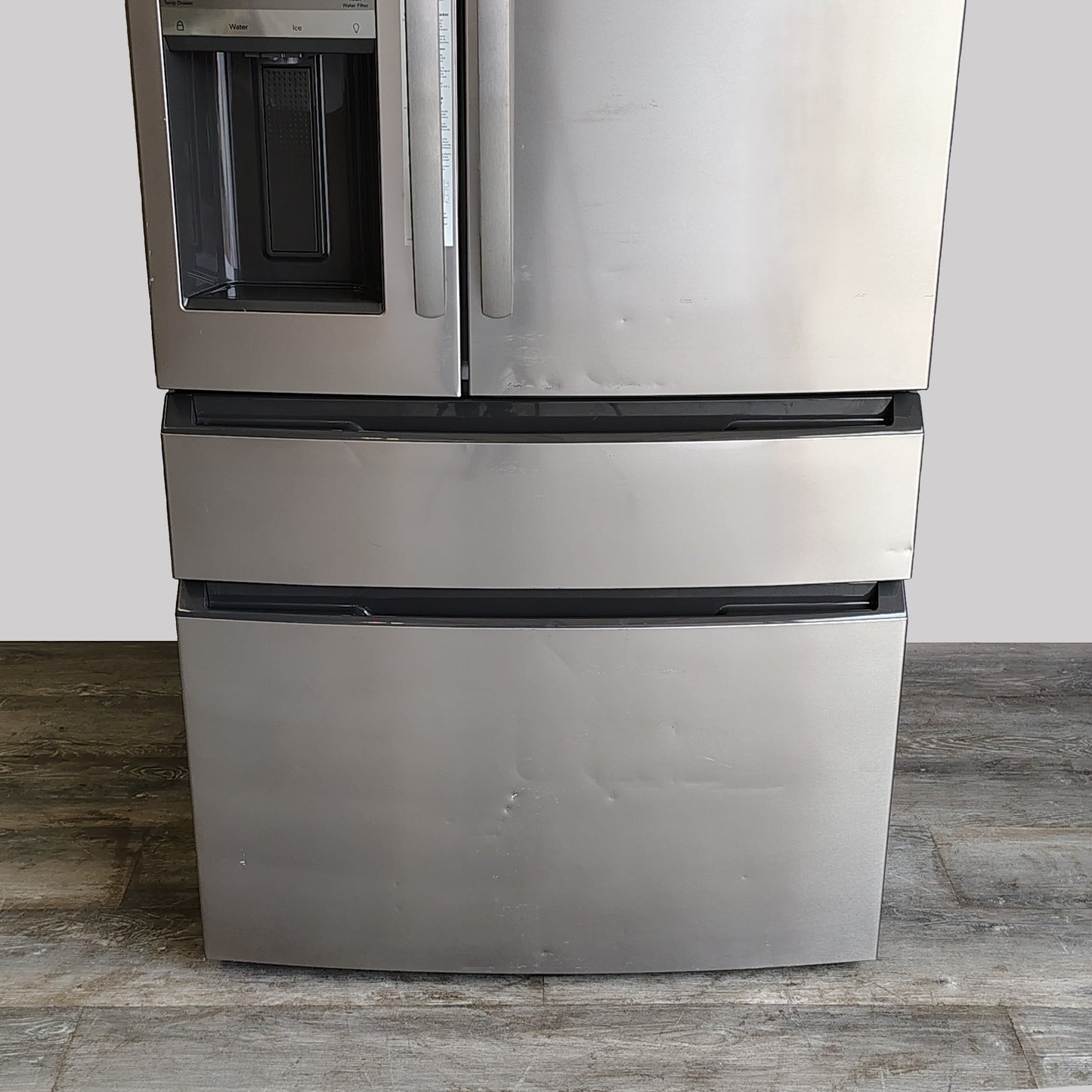 Frigidaire 36 in. 26.3 cu. ft. 4-Door Standard-Depth Refrigerator in Stainless Steel FRMS274TAV