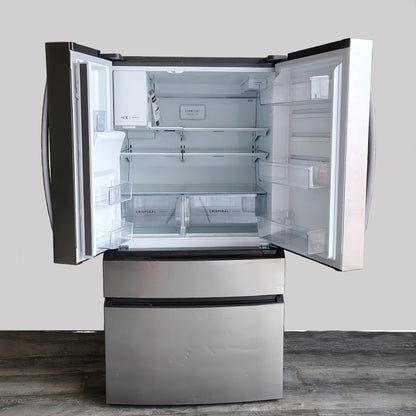 Frigidaire 36 in. 26.3 cu. ft. 4-Door Standard-Depth Refrigerator in Stainless Steel FRMS274TAV