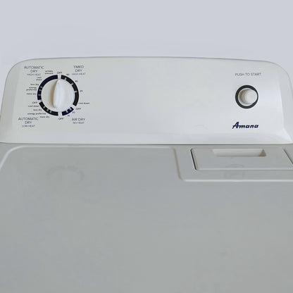 Amana 6.5 cu. ft. Vented Front Load Gas Dryer in White with Wrinkle Prevent Option NGD4655EW
