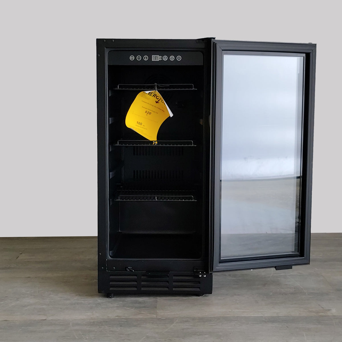 Euhomy 15 in. 127-Can, Built-in or Freestanding Beverage Cooler BRU-03
