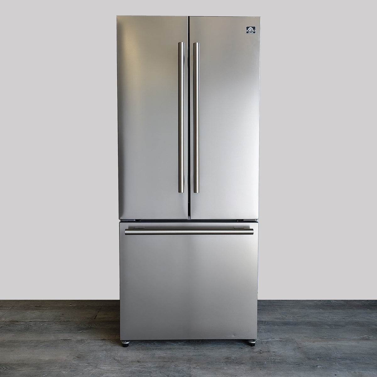 Forno 30 in. 17.5 cu. ft. French Door No Frost Refrigerator with Ice Maker in Stainless Steel FFFFD1974-31SB