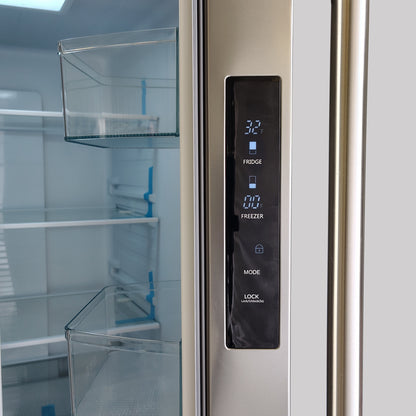 Forno 30 in. 17.5 cu. ft. French Door No Frost Refrigerator with Ice Maker in Stainless Steel FFFFD1974-31SB