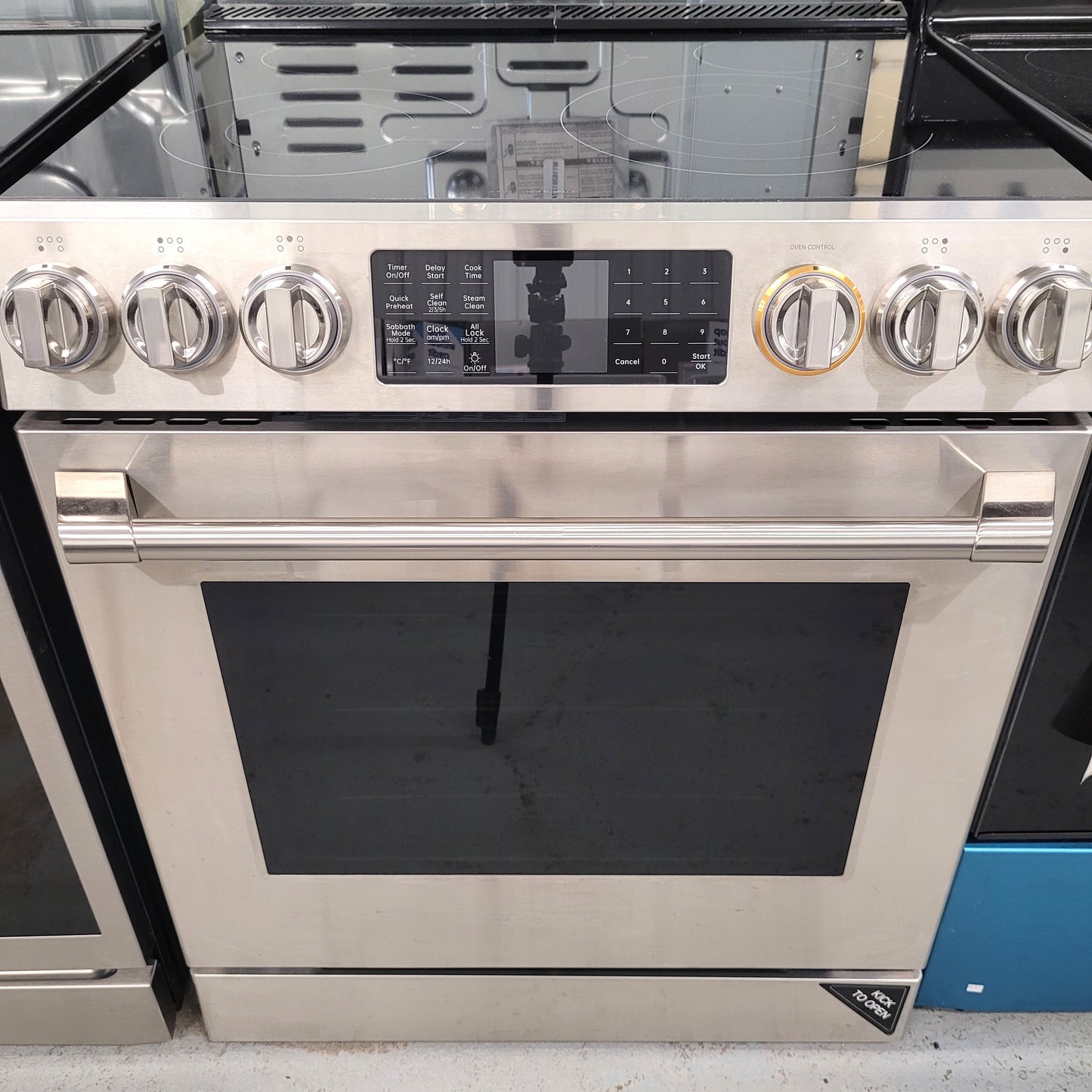 Fotile 30 in. Fresh Bake Technology 5-Burner Slide-In Electric Range in Stainless Steel with Convection RES30552