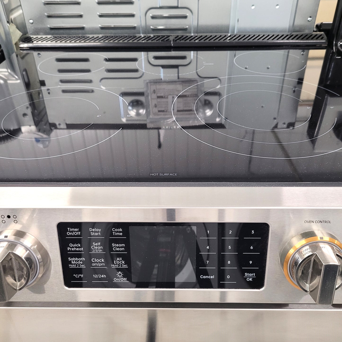 Fotile 30 in. Fresh Bake Technology 5-Burner Slide-In Electric Range in Stainless Steel with Convection RES30552
