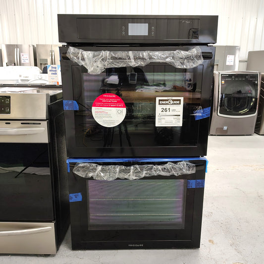 Frigidaire 30 in. Double Electric Built-In Wall Oven with Convection in Stainless Steel FCWD3027AB