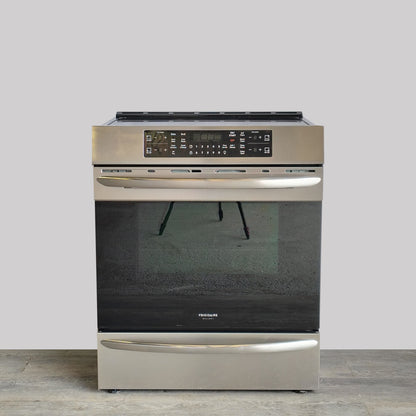 Frigidaire Gallery 30 in. 4 Element Slide-In Induction Range in Stainless Steel with Convection and Air Fry FGIH3047VFE