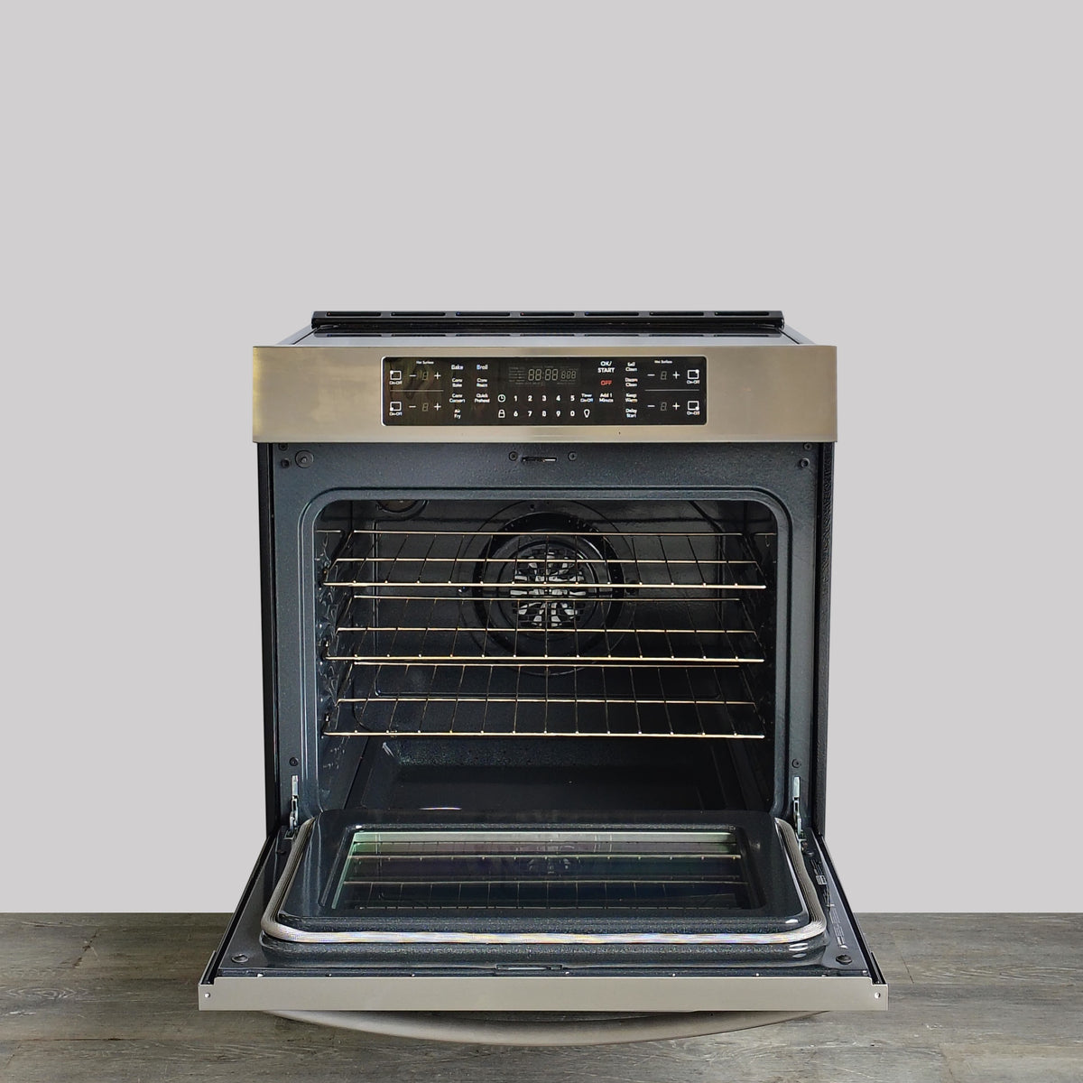 Frigidaire Gallery 30 in. 4 Element Slide-In Induction Range in Stainless Steel with Convection and Air Fry FGIH3047VFE