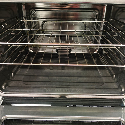 Frigidaire 30 in. 5-Burner Element Slide-In Front Control Electric Range with Steam Clean in Stainless Steel FCFE3062ASE