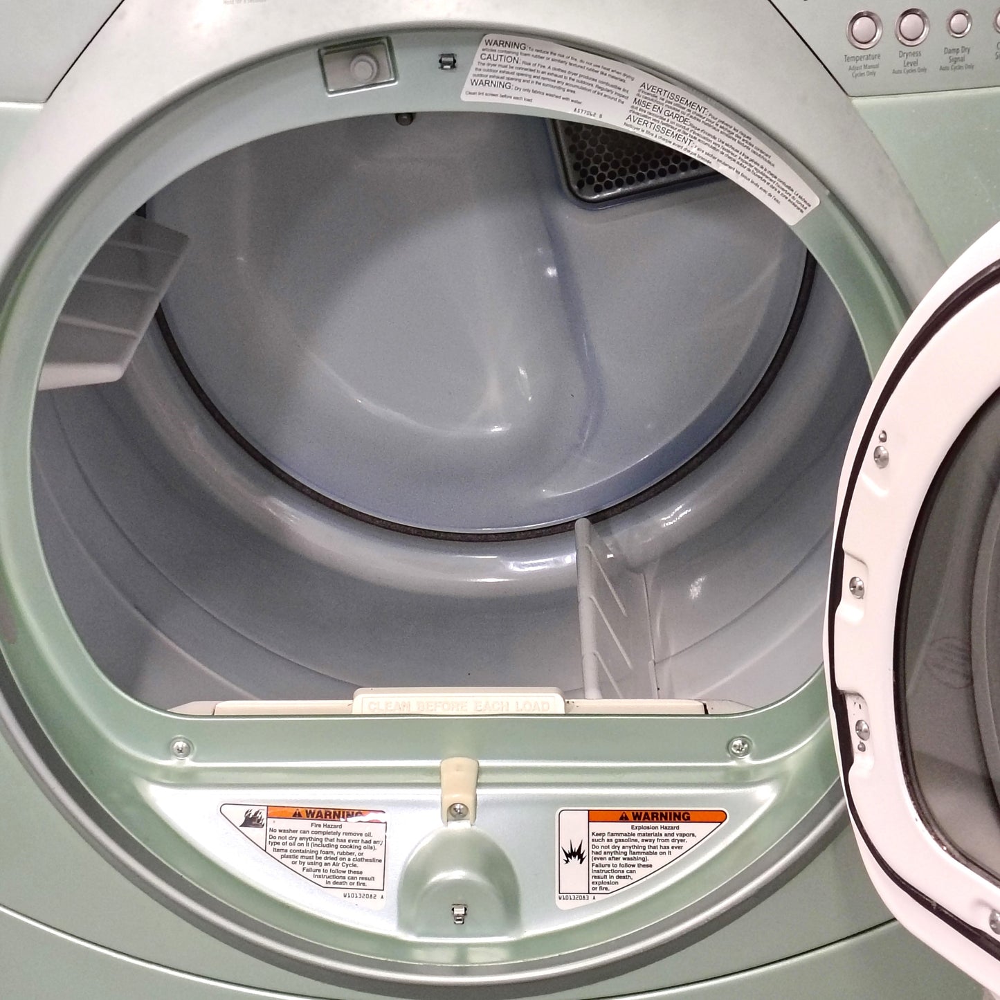 Whirlpool 7.4 cu. ft. Capacity Electric Steam Dryer in New Aspen Green WED9600TA1