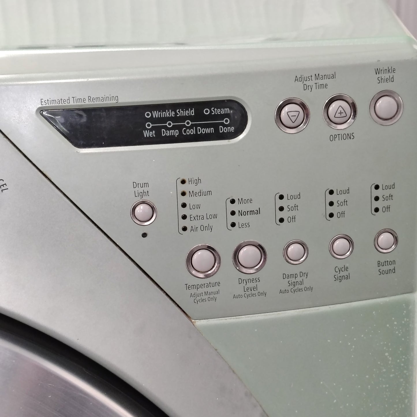 Whirlpool 7.4 cu. ft. Capacity Electric Steam Dryer in New Aspen Green WED9600TA1