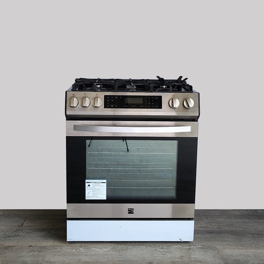 Kenmore 5.6 cu. ft. 5-Burner Gas Range in Stainless Steel with Fan Convection 98276843420