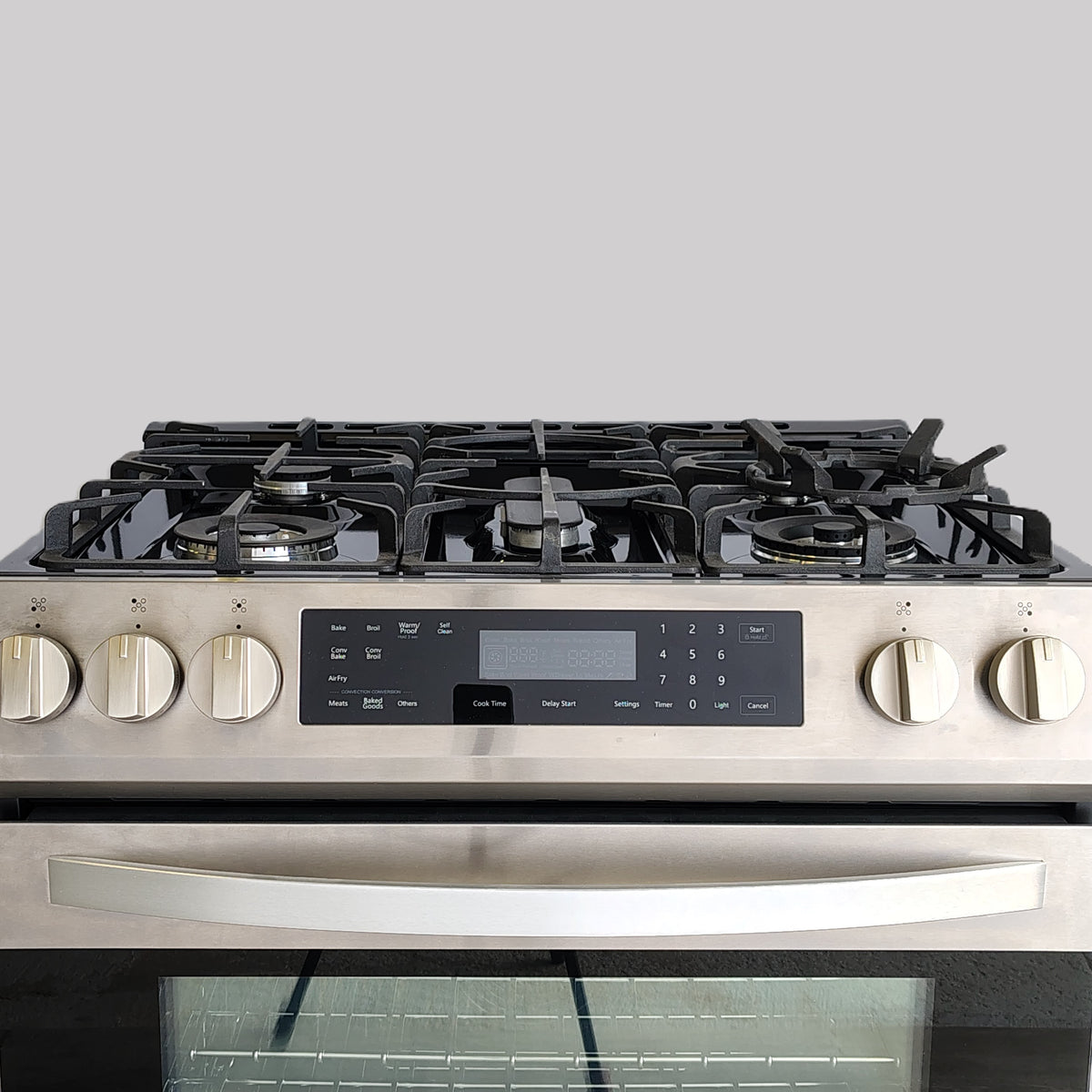 Kenmore 5.6 cu. ft. 5-Burner Gas Range in Stainless Steel with Fan Convection 98276843420
