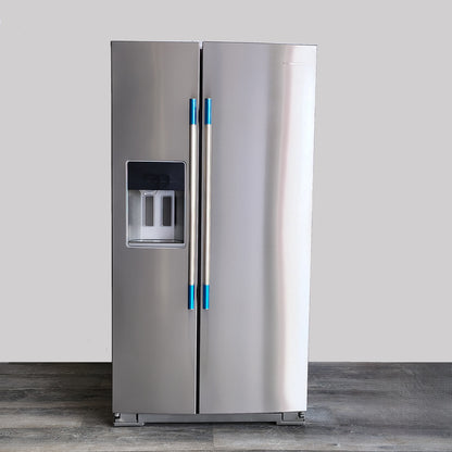 Kitchen Aid 36 in. 20.8 cu. ft. Counter Depth Side-by-Side Refrigerator in Stainless Steel with Exterior Ice and Water Dispenser KRSC536RPS00