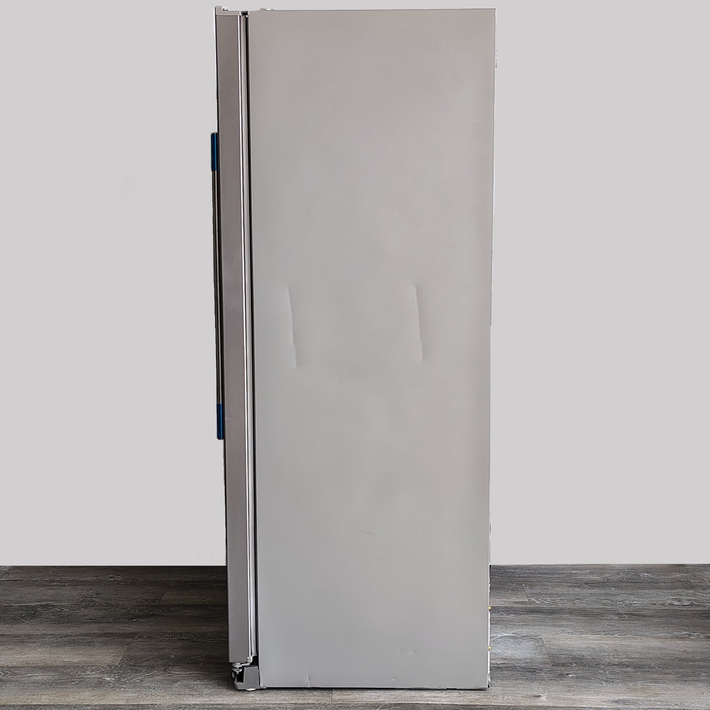 Kitchen Aid 36 in. 20.8 cu. ft. Counter Depth Side-by-Side Refrigerator in Stainless Steel with Exterior Ice and Water Dispenser KRSC536RPS00