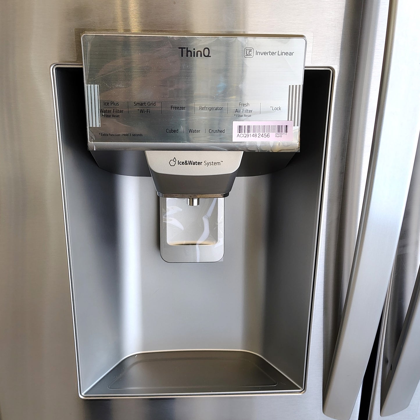 LG Standard-Depth 26.2 cu. ft. SMART French Door Refrigerator with Dual Ice Maker LFXS26973S