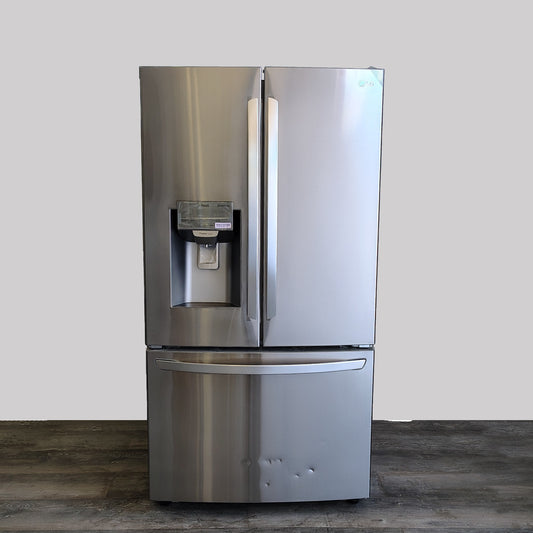 LG Standard-Depth 26.2 cu. ft. SMART French Door Refrigerator with Dual Ice Maker LFXS26973S
