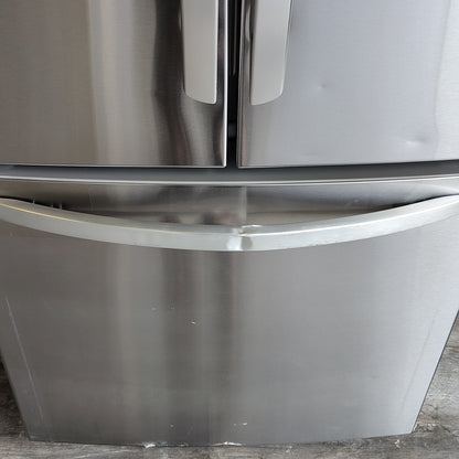 LG 30 in. W 22 cu. ft. French Door Refrigerator with Ice Maker in Stainless Steel LFCS22520S