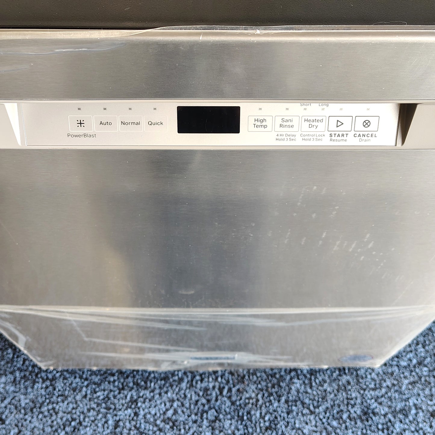 Maytag 24 in. Fingerprint Resistant Stainless Front Control Built-In Tall Tub 50 dBA Dishwasher with Dual Power Filtration MDB4949SKZ