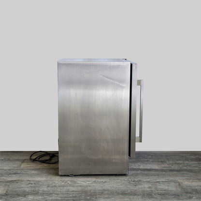 Tazpi 4.9 cu. ft. 24 in. 190 Can Built-In/Freestanding Outdoor Cooler Fridge with 4 wheels, Weatherproof, Stainless Steel TAOT24HD