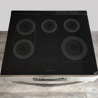 Frigidaire Gallery 5-Burner Element Slide-In Induction Range with Total Convection and Air Fry GCFI3060BF