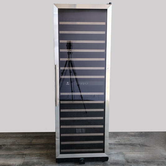 Vinotemp 23.5 in. W 155 Wine Bottle Dual-Zone Wine Cooler EL-142SDST